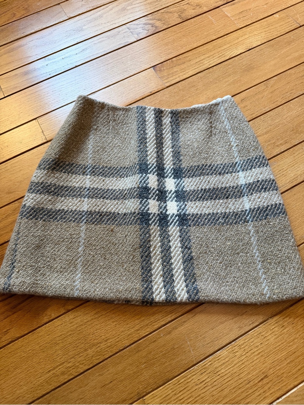 Burberry Wool Mini Skirt, sz 8